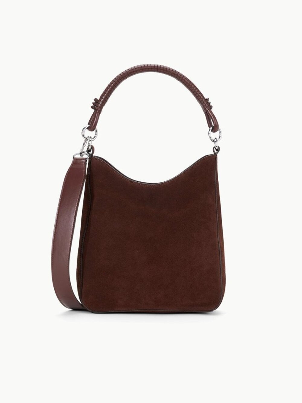 STAUD MEL BAG | MAHOGANY SUEDE